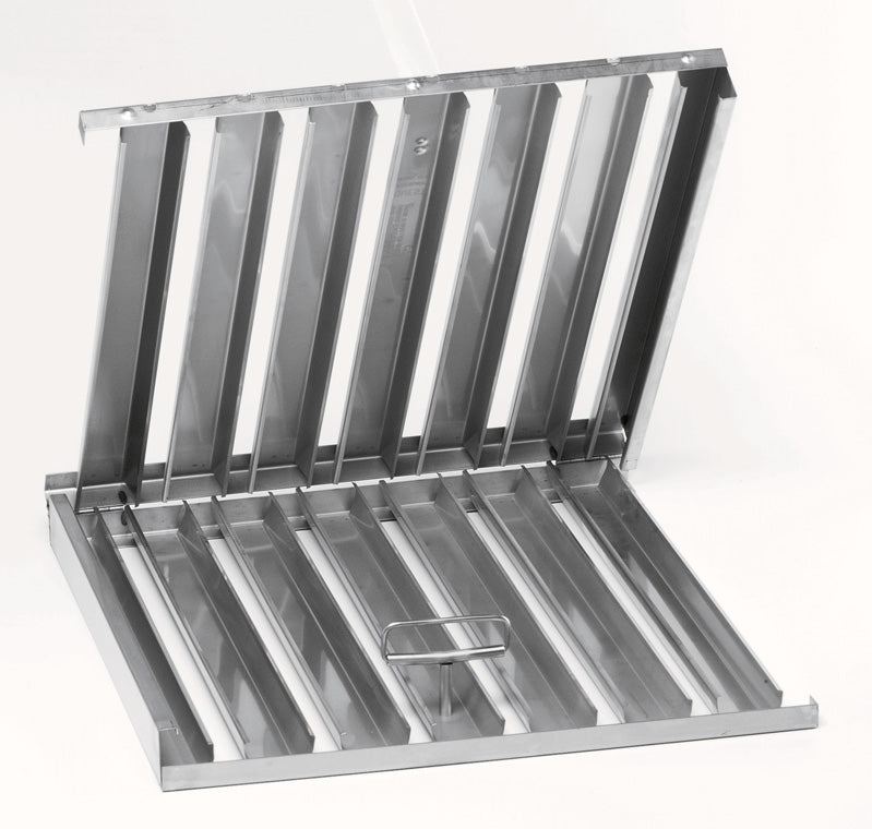 Quest Fireguard Grease Filter, 20" x 25", Stainless Steel - 127-QFG2025