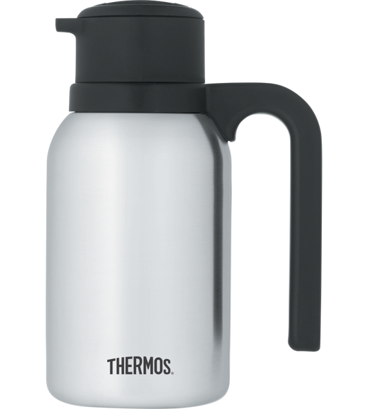 Thermos | Twist & Pour Vacuum Carafe, 20 oz, Stainless Steel