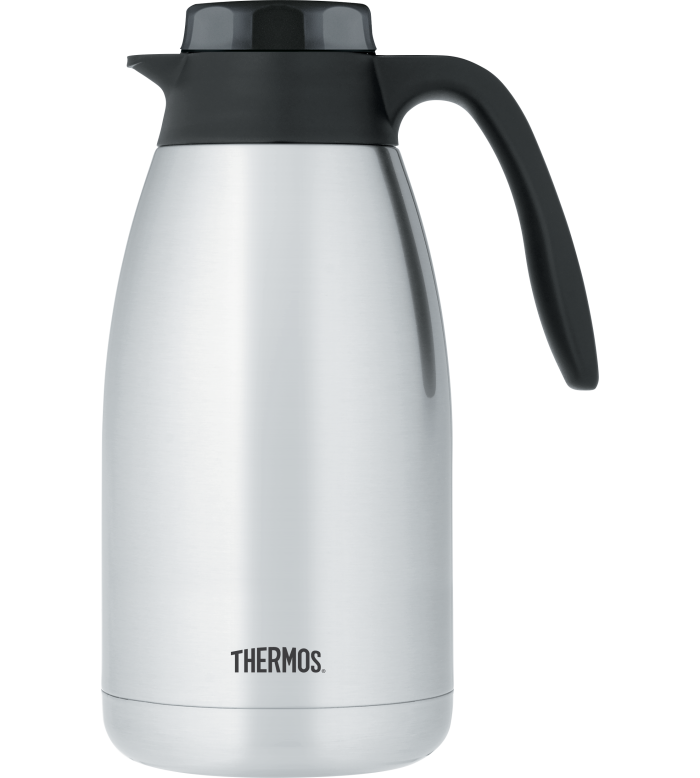 Thermos | Brew In Vacuum Carafe, 64 oz, Stainless Steel - ChefEquipment.com