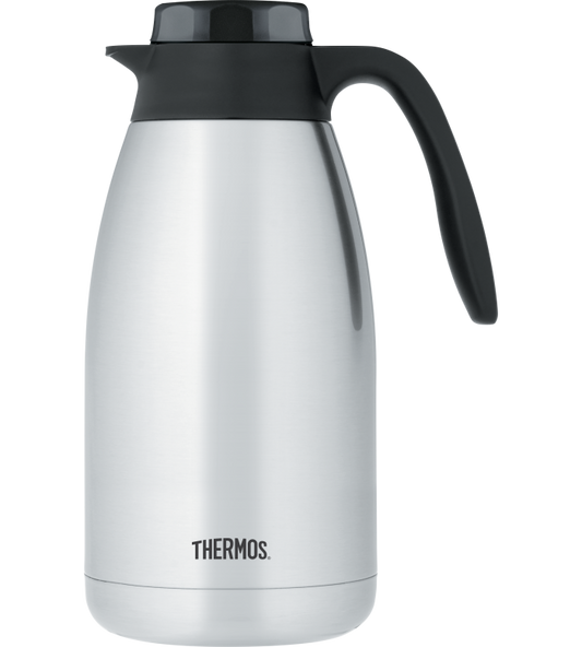 Thermos | Brew In Vacuum Carafe, 64 oz, Stainless Steel - ChefEquipment.com