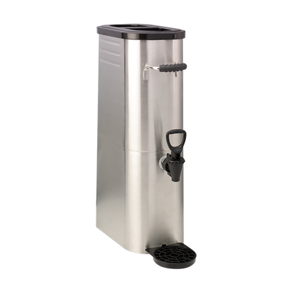 Service Ideas | Slim Commercial Tea Urn Hands-Free Dispenser, 3.5 Gal, Stainless Steel