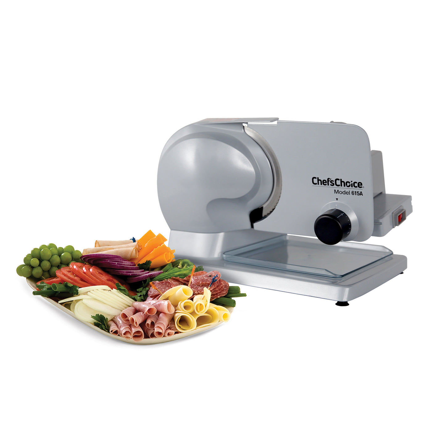 Chef'sChoice | Model 615A Electric Food Slicer, Grey, 120V