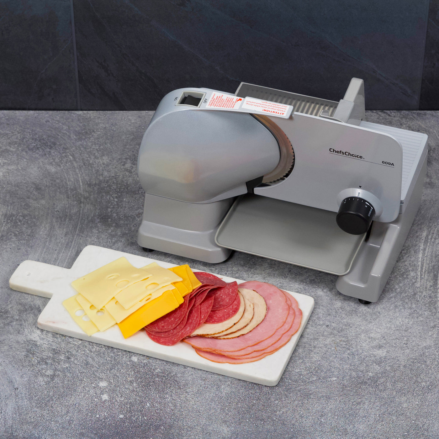 Chef'sChoice | Model 609A Electric Food Slicer, Grey, 120V