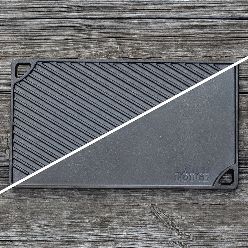 Lodge | Cast Iron Reversible Grill/Griddle, 16.75" x 9.5"