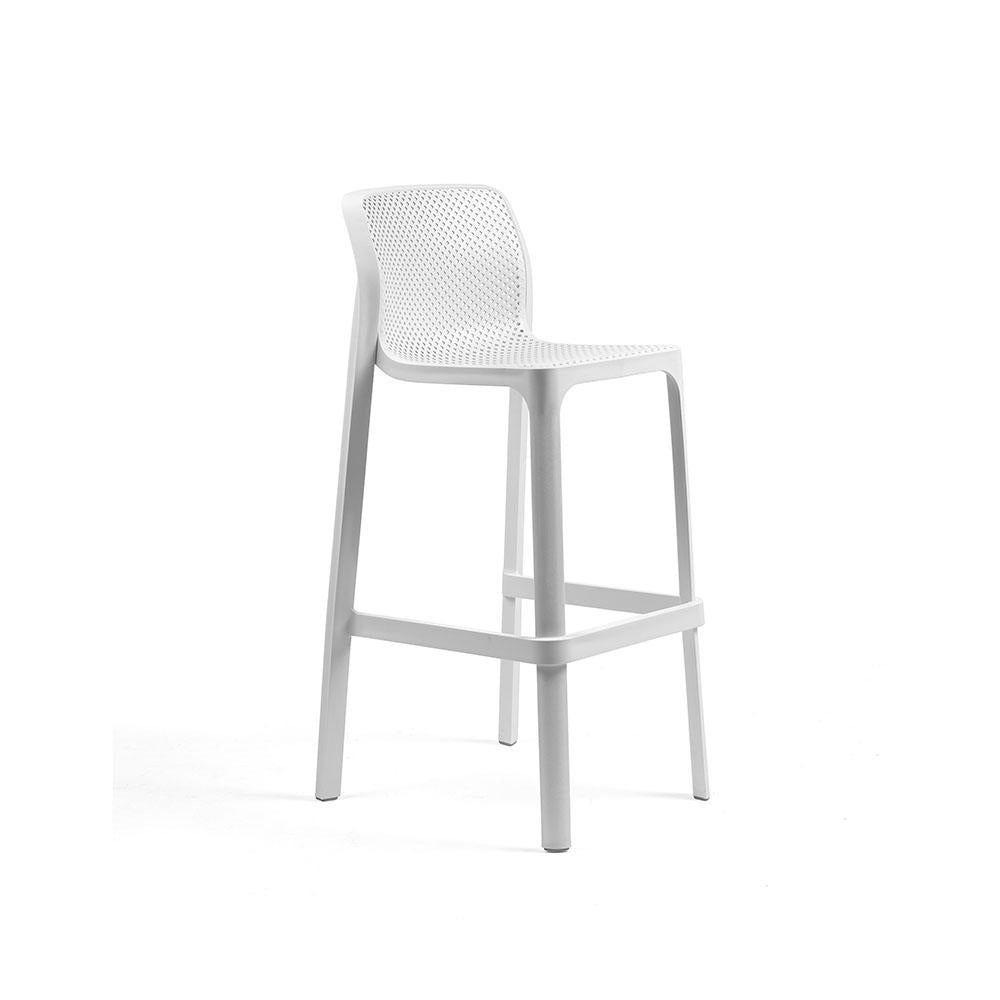 NARDI Net Bar Stool, Bianco (4-pack) - 40355.00.000