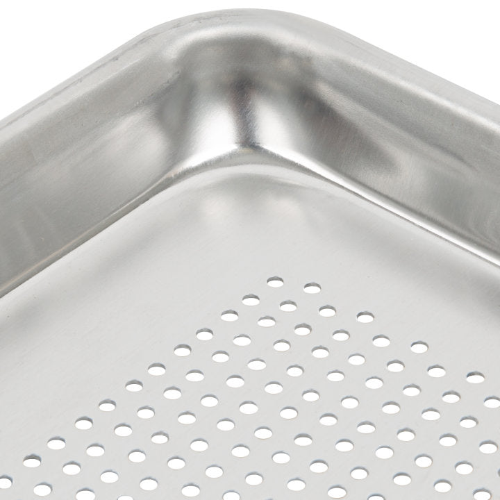 Vollrath | Wear-Ever Heavy-Duty Perforated Bun Pan, Wire Rimmed, Full Size, Aluminum