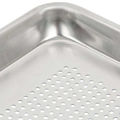 Vollrath | Wear-Ever Heavy-Duty Perforated Bun Pan, Wire Rimmed, Full Size, Aluminum