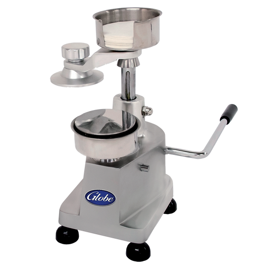Globe | Manual Patty Press, 5" - ChefEquipment.com