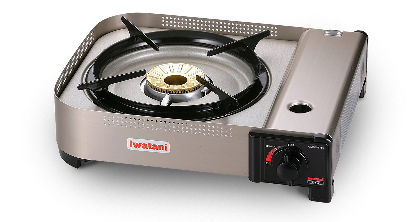 Iwatani | Portable Butane Stove, High Powered with Double Windbreaker - ChefEquipment.com