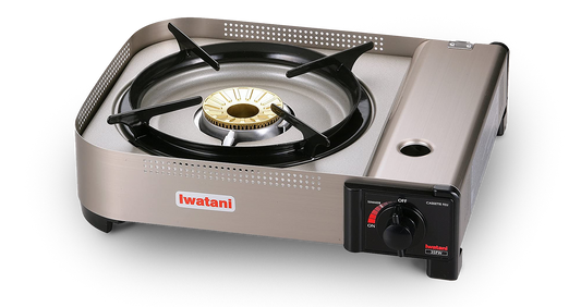 Iwatani | Portable Butane Stove, High Powered with Double Windbreaker - ChefEquipment.com