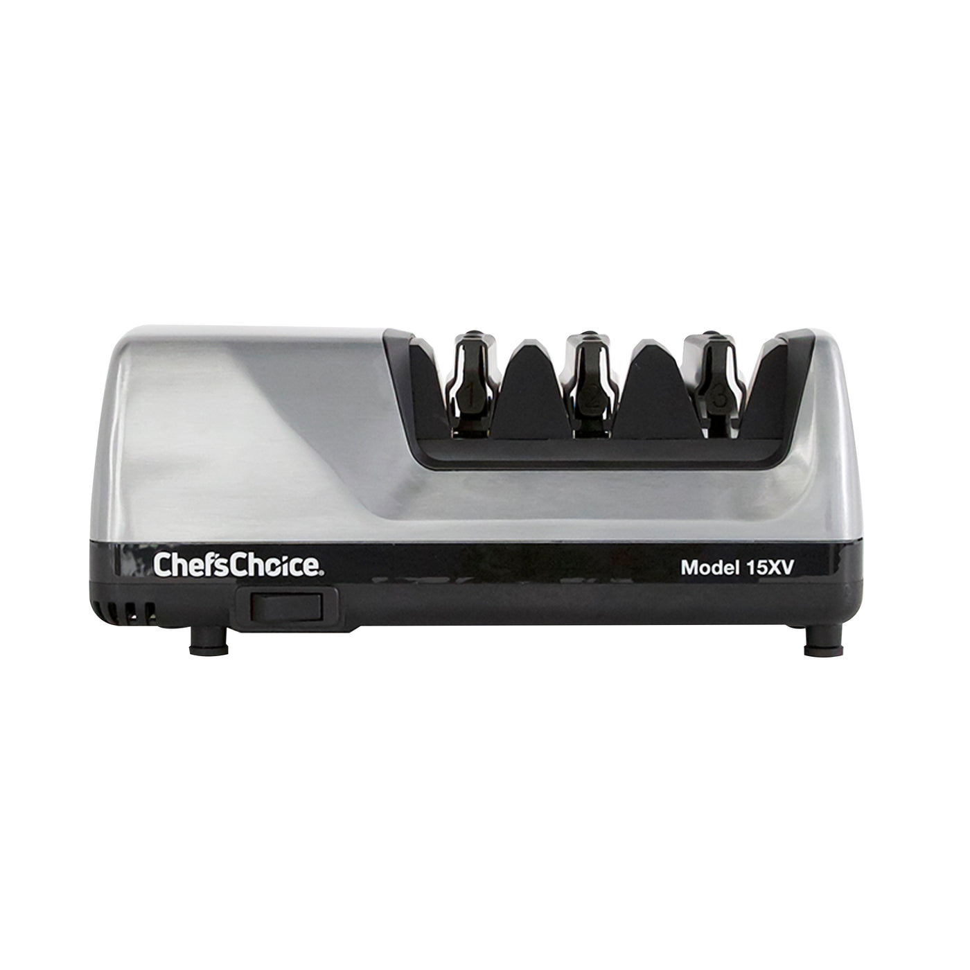 Chef'sChoice | Model 15XV Electric Knife Sharpener, 3 Stages, 15 Degree Edges, 120V, Platinum