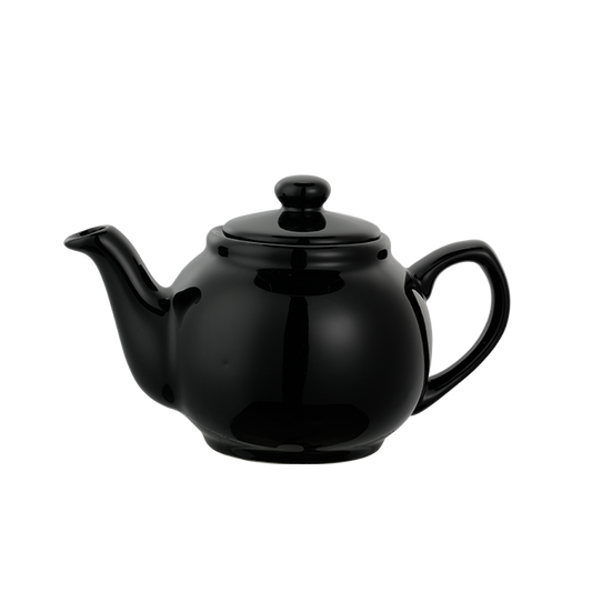 Service Ideas | Tea Pot, Traditional, 16 oz, Ceramic, Black