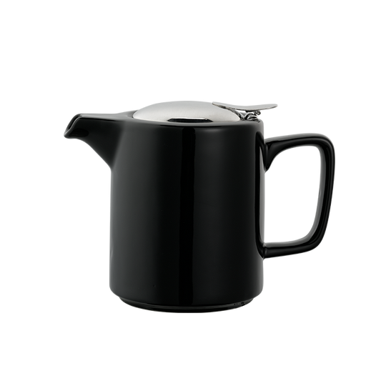 Service Ideas | Tea Pot, Washington Style, 16 oz, Ceramic, Black