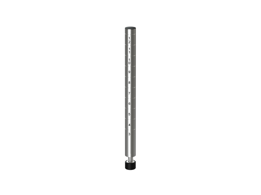 Tarrison Wire Shelf Post with Adjustable Foot, 63