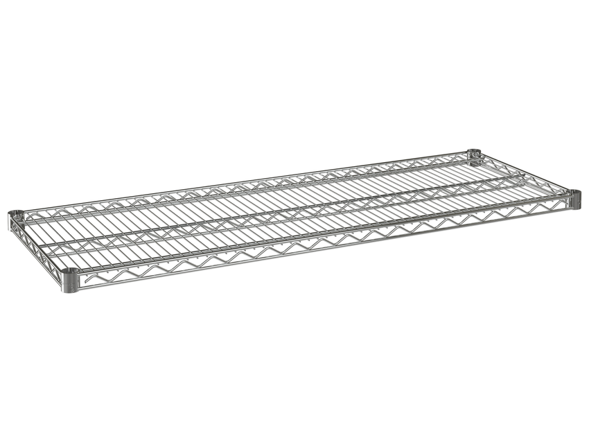 Tarrison | Wire Shelf, 18" x 48", PolySeal Chrome