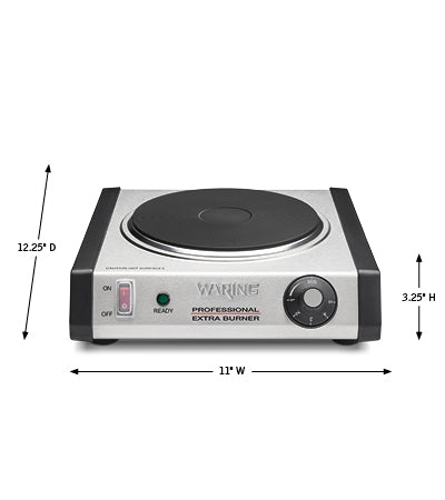 Waring | Commercial Cast-Iron Single Burner - ChefEquipment.com