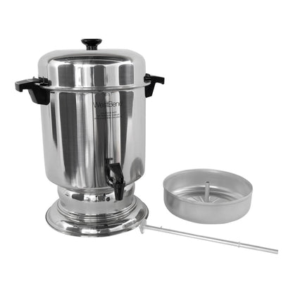 West Bend | Coffee Urn, 55 Cup, Stainless Steel