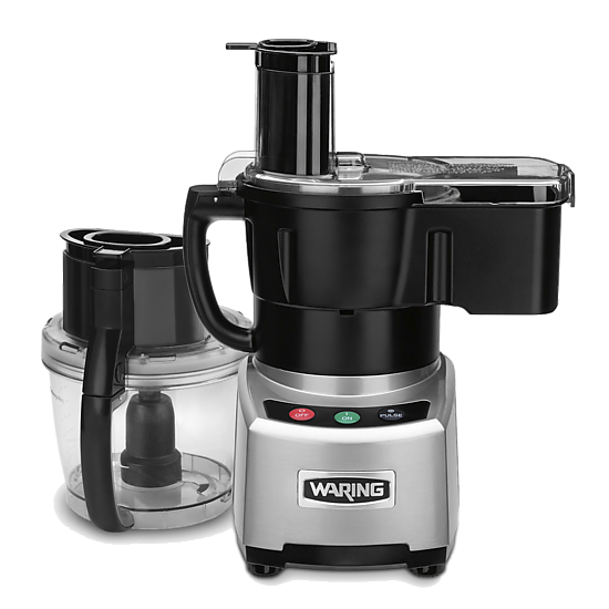 Waring | 4 qt Combination Bowl Cutter Mixer & Continuous-Feed Food Processor w/ Liquilock - ChefEquipment.com