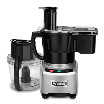 Waring | 4 qt Combination Bowl Cutter Mixer & Continuous-Feed Food Processor w/ Liquilock - ChefEquipment.com