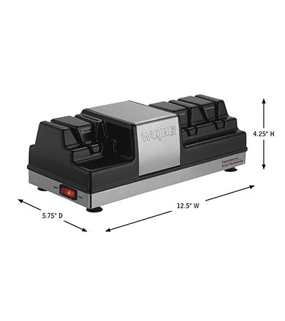 Waring | Three-Station Knife Sharpener - ChefEquipment.com