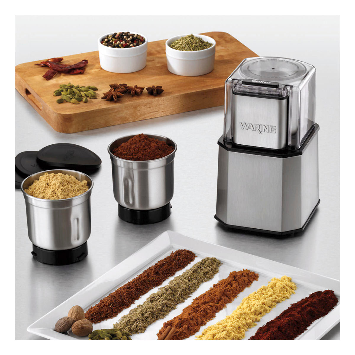 Waring | Commercial Heavy-Duty Electric Spice Grinder - ChefEquipment.com