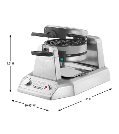 Waring | Double Vertical Belgian Waffle Maker - 1400W, 120v - ChefEquipment.com