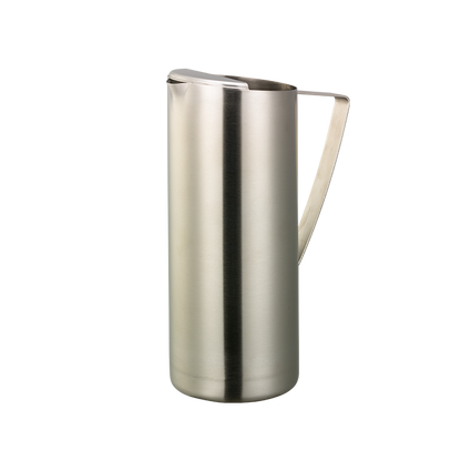 Service Ideas | Pichet mince avec pare-glace, 1,9 L, acier inoxydable/brossé