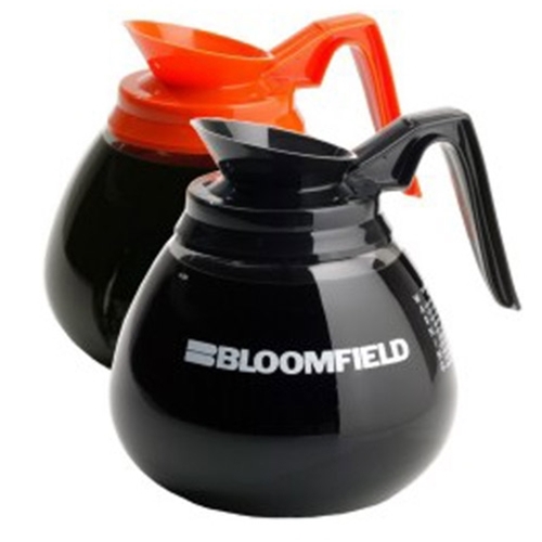 Bloomfield Black Handle Glass Coffee Pot