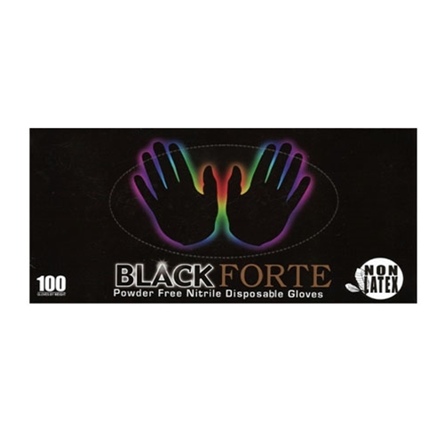 viking black forte nitrile gloves