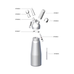 Browne USA Foodservice 574355 Whipped Cream Dispenser