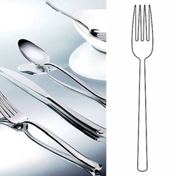 Steelite® Yuki Table Fork, 8", Polished Finish - 5506J021